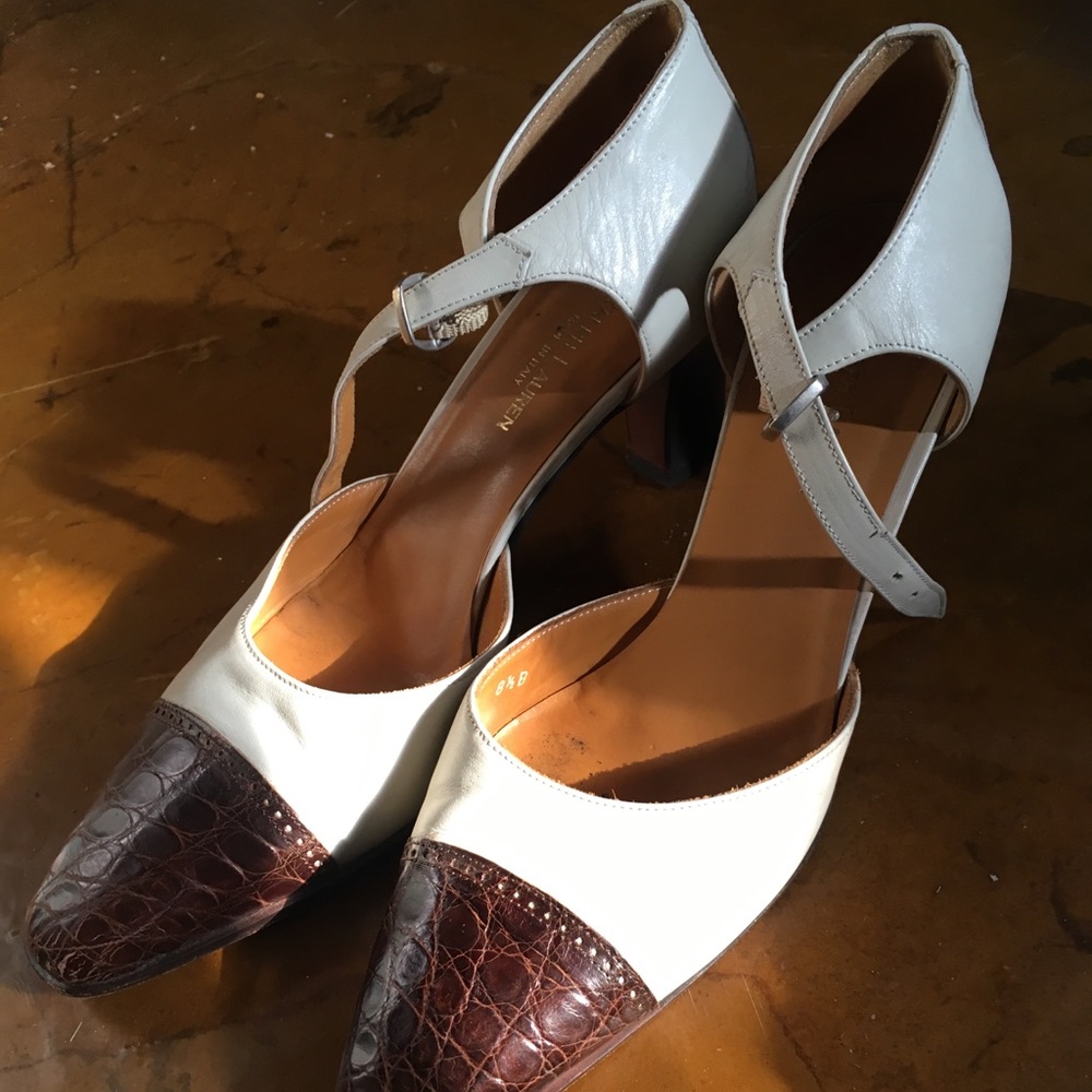 Ralph Lauren Vintage Ankle Strap High Heels